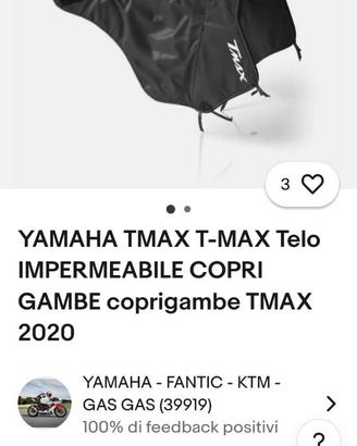 ACCESSORIO MOTO TELO COPRI GAMBE YAMAHA T-MAX 2008