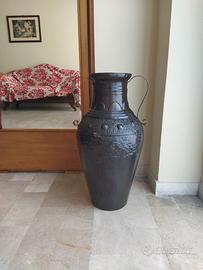 Antica Anfora in rame bronzato portaombrelli
