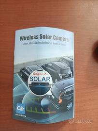 Telecamera posteriore solare WiFi