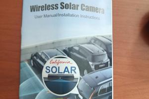 Telecamera posteriore solare WiFi