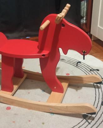 Alce / Cavallo a dondolo IKEA EKORRE in legno