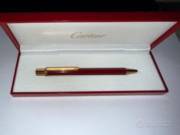 Cartier penna a sfera blu