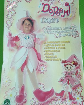 Vestito carnevale do re mi bambina