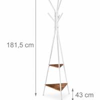 appendiabiti con mensole