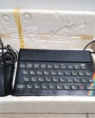 Lotto Spectrum ZX Sinclair+4 libri+joystick+acces.
