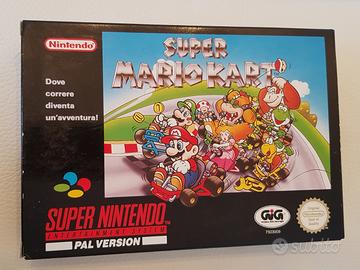 Super Mario Kart Super Nintendo SNES GIG
