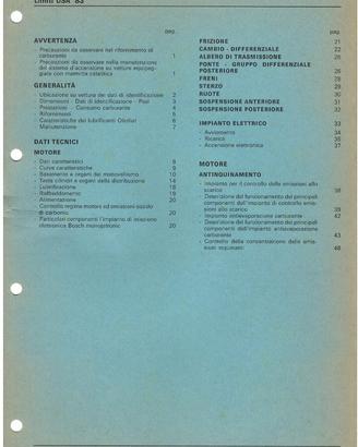 MANUALE ASSISTENZA TECNICA FIAT PANDA 4X4 del 1992