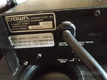 crown Amcrown Micro tech 600