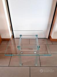 Tavolino da salotto modernariato vetro SICA