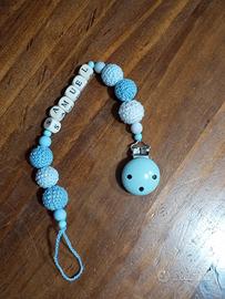 catenella porta ciuccio bimbo