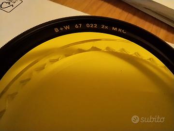 filtro B + W giallo 022 67 mm