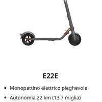 Monopattino Ninebot Segway E22E