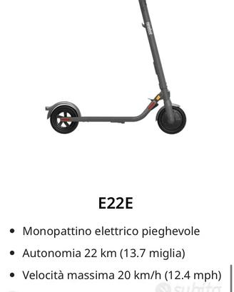 Monopattino Ninebot Segway E22E