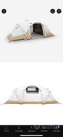 Tenda da campeggio quecha air second 4.2 xl F&B