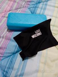 Custodia occhiali Love Moschino originale + panno
