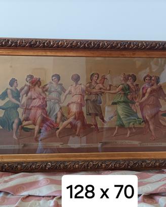 litografia in cornice antica anni 60