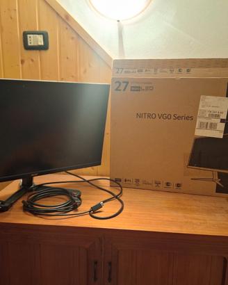 Gaming monitor acer nitro 27" WQHD led