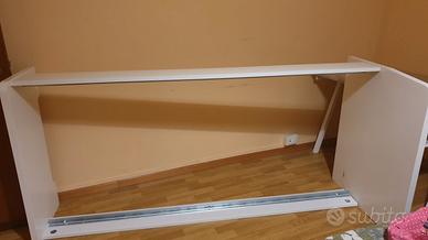 Struttura letto singolo ikea + materasso