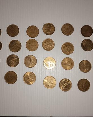 Lotto monete vecchie lire.