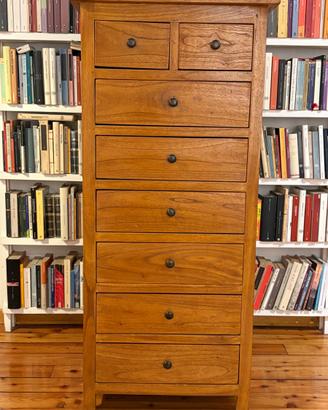 Cassettiera etnica in legno
