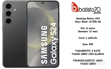 Samsung Galaxy S24 Onyx Black 12/256 Gb