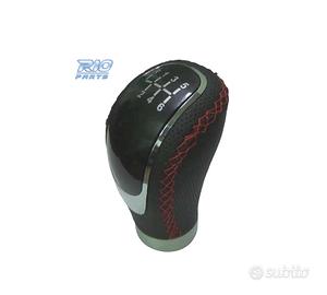 MANOPOLE CAMBIO TIPO AUDI CON CUCITURE ROSSE