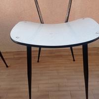 Coppia sedie vintage anni 50 design 