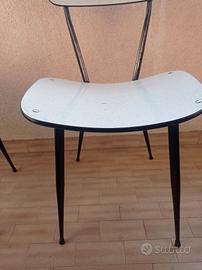 Coppia sedie vintage anni 50 design 
