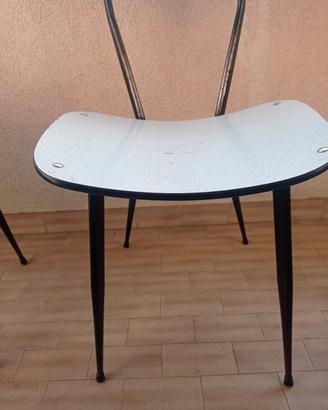 Coppia sedie vintage anni 50 design 