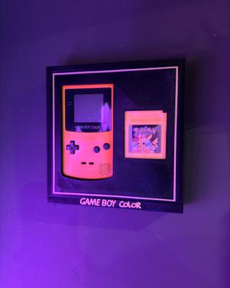 Quadro per Gameboy color e cartuccia vari colori