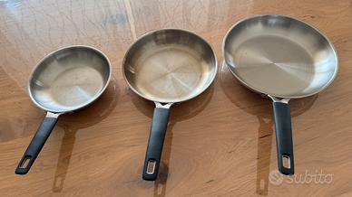 3 pentole Barazzoni serie 33 carati