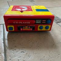 CD player giocattolo vintage.