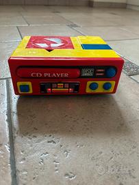 CD player giocattolo vintage.