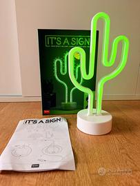 Luce da tavolo Legami cactus