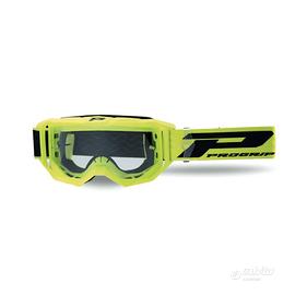 Maschera Pro Grip Vision Go - Giallo lente traspar