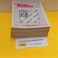 LA SETTIMANA ENIGMISTICA, anno 1980, NON compilati