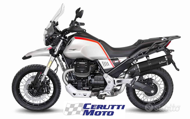 Scarico Leovince LV ONE EVO BLACK Moto Guzzi V85TT