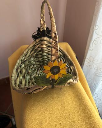 Cestino con anima un ferro