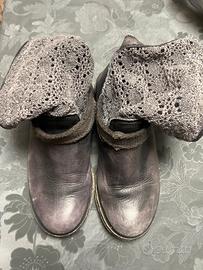 Stivaletto estivo donna blu avio/grigio 37