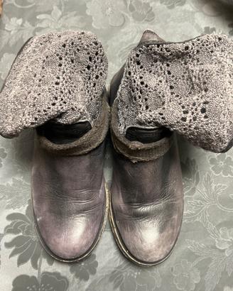 Stivaletto estivo donna blu avio/grigio 37