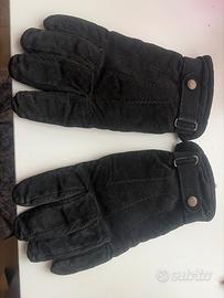 🧤 Guanti da sci neri - Taglia M - 100% acrilico