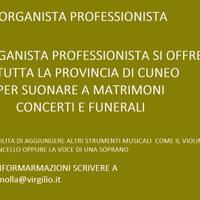 Organista disponibile a Cuneo