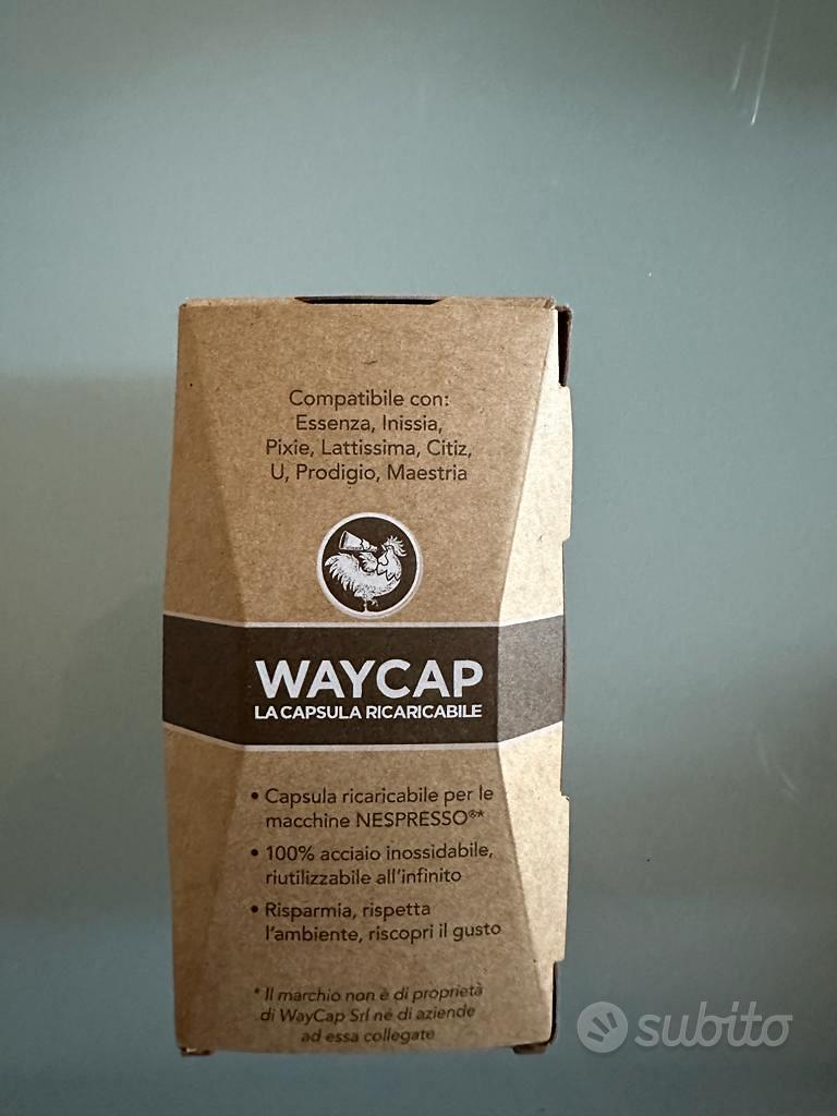 Waycap capsula riutilizzabile in acciaio inossidabile