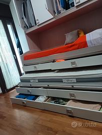 letto castello rientrevole. 