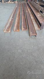 Travi U; travi H; Tubolari; Angolari ecc.