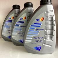 3 confezioni olio Q8 5w30 élite c2/c3