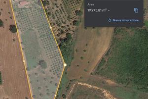 Terreno in zona collinare e panoramica