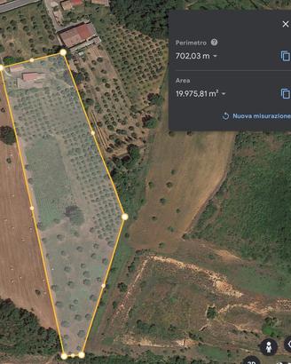 Terreno in zona collinare e panoramica