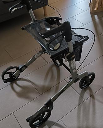 Deambulatore carrellino anziani Gemino 20