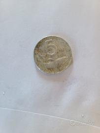 monete da 5 lire storiche